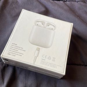 Brand new AirPods gen 1, still wrapped in plastic never opened!